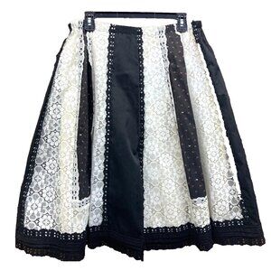 Vintage Carefree Fashions Scottsdale AZ Black and Lace Prairie Boho Skirt